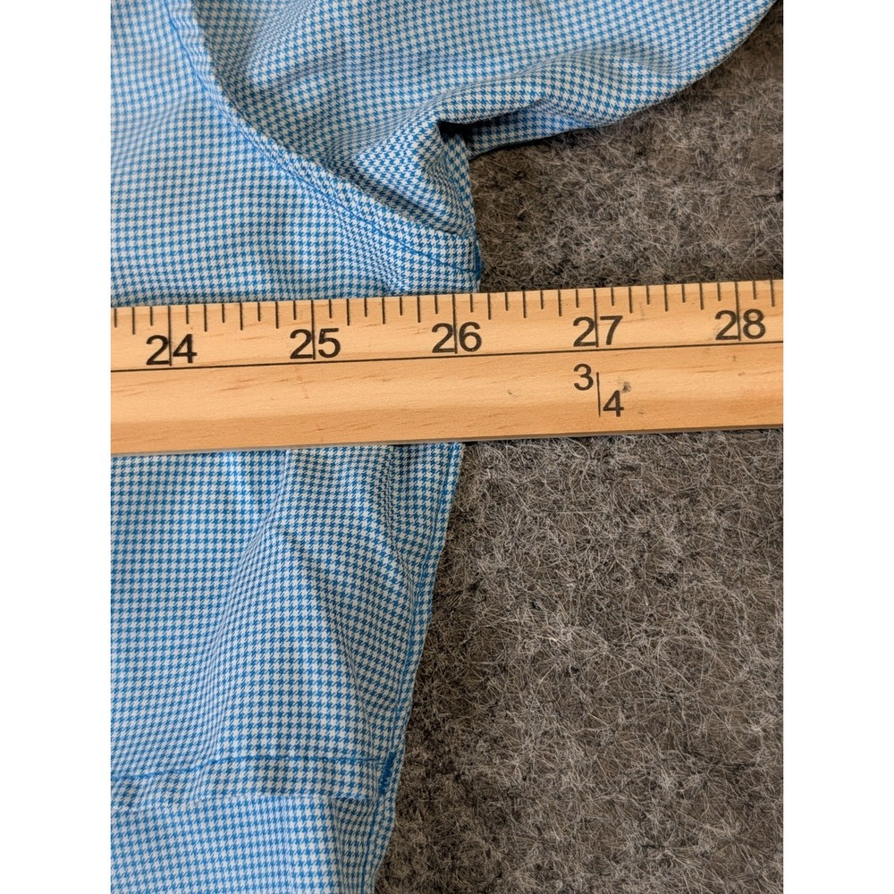 Magellan Outdoors Men's XL Fish Gear Shirt Relaxed Fit Long Sleeve Blue Check - Picture 13 of 14